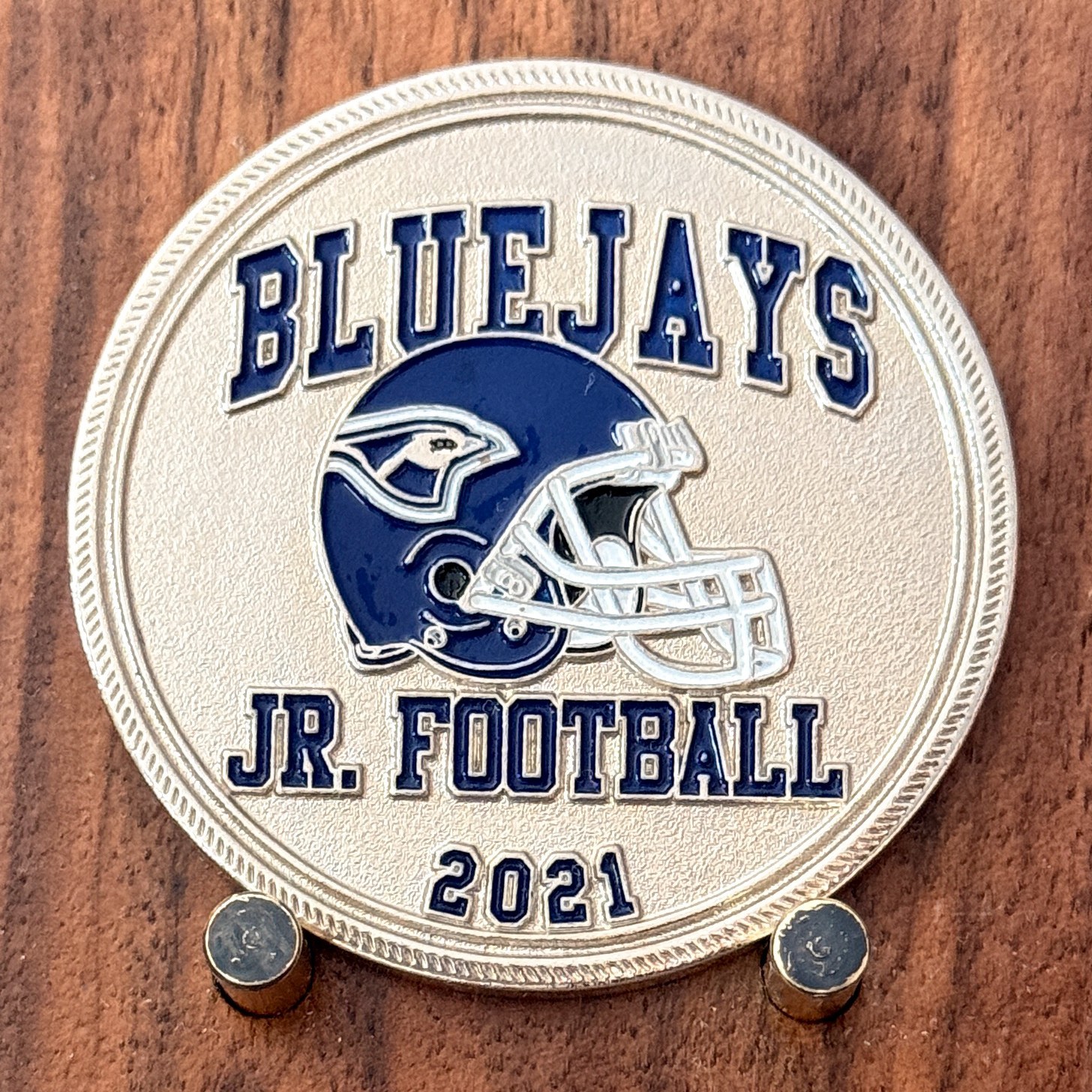 Bluejays Jr Football 2021 Sports Team Challenge Coin  W#26