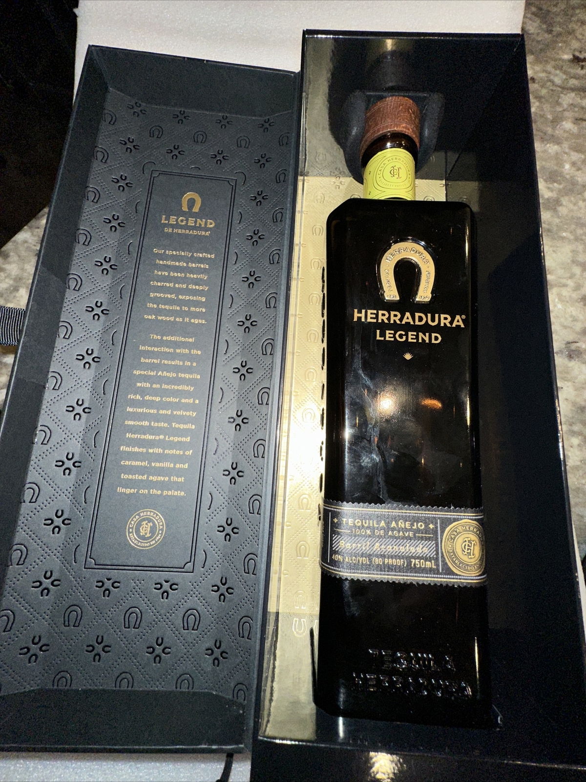 Herradura Legend Tequila Bottle With Box (Empty Bottle) 750ml