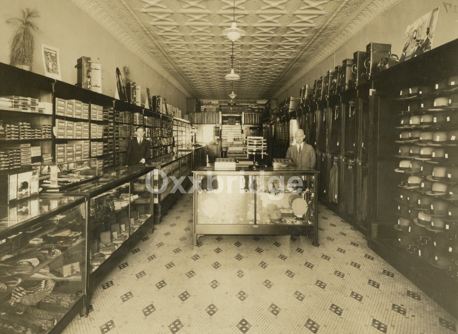 Vintage Fashion Store  1924 Luxury Clothier Photo Saville Row Men's Wear General