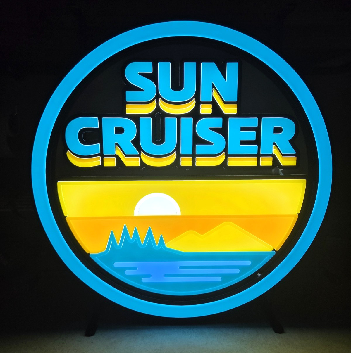 NEW Sun Cruiser Iced Tea Vodka Distillery LED Sign