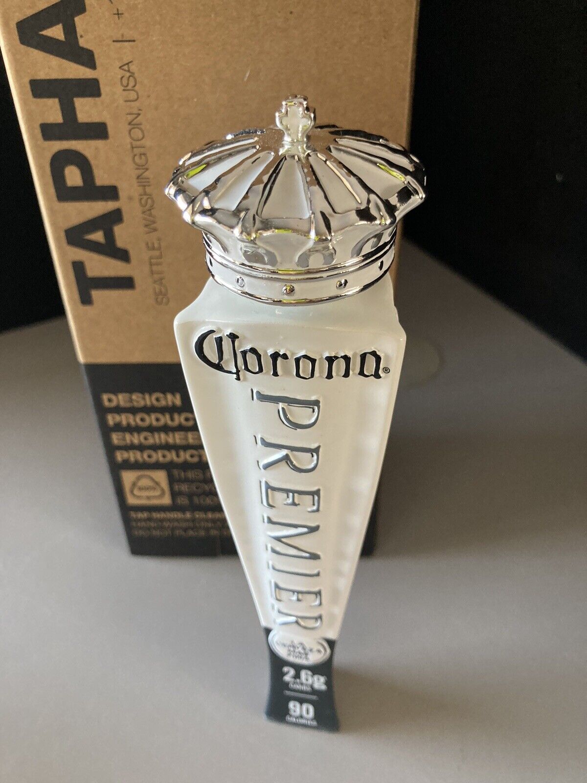 ✅ New Corona Premier Crown 3 sided Short cerveza Import Beer Tap Handle Lot N3