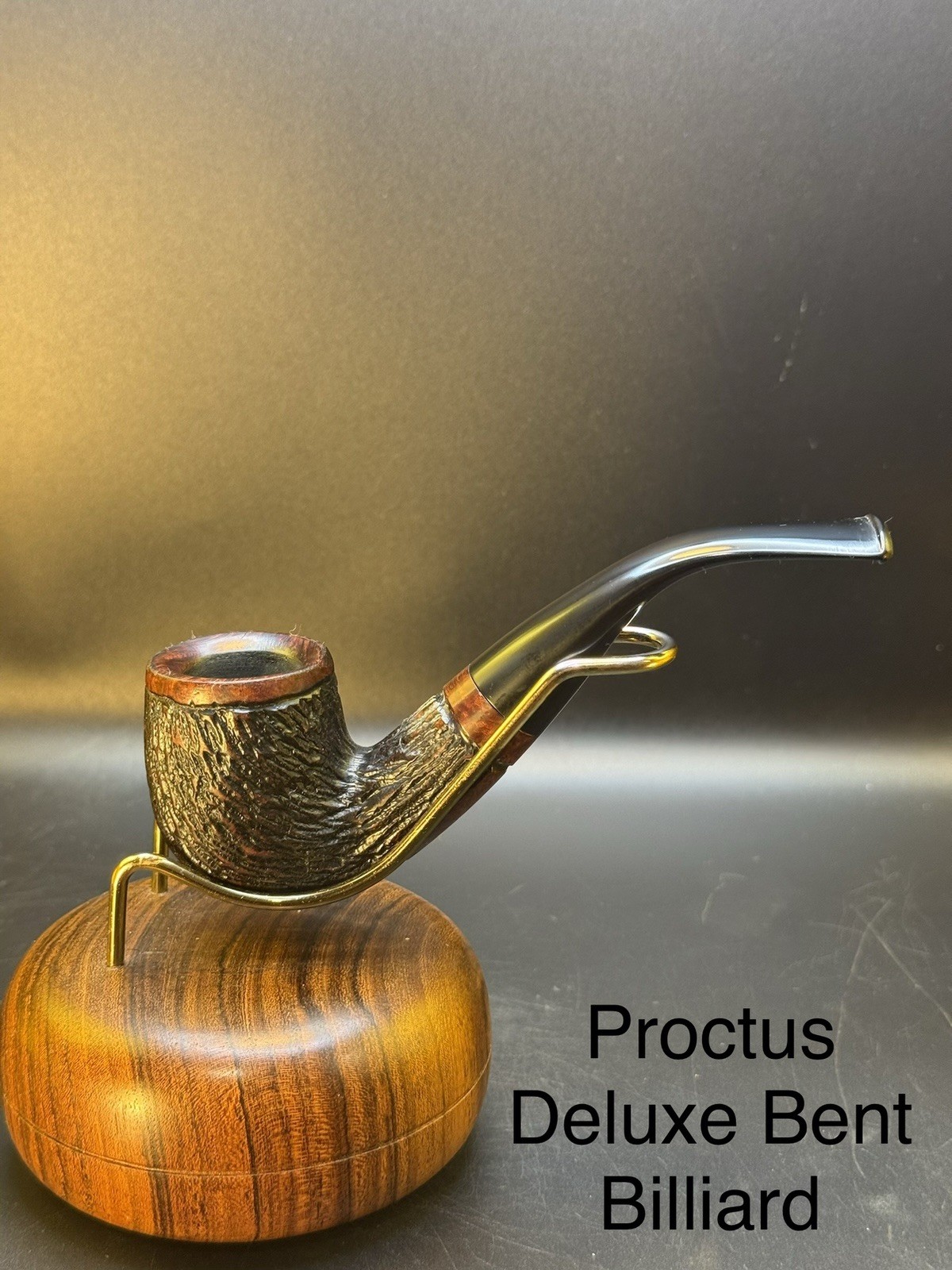 Vintage Proctus Deluxe Bent Billiard Tobacco Pipe