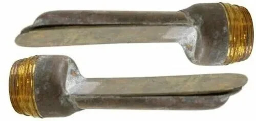 2PC DEURA BRAND SPARE REPLACEMENT BULB HORN REED antique brass car taxi clown R2