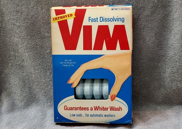 Vintage VIM detergent tablets from Lever Bros. 42 oz MINT