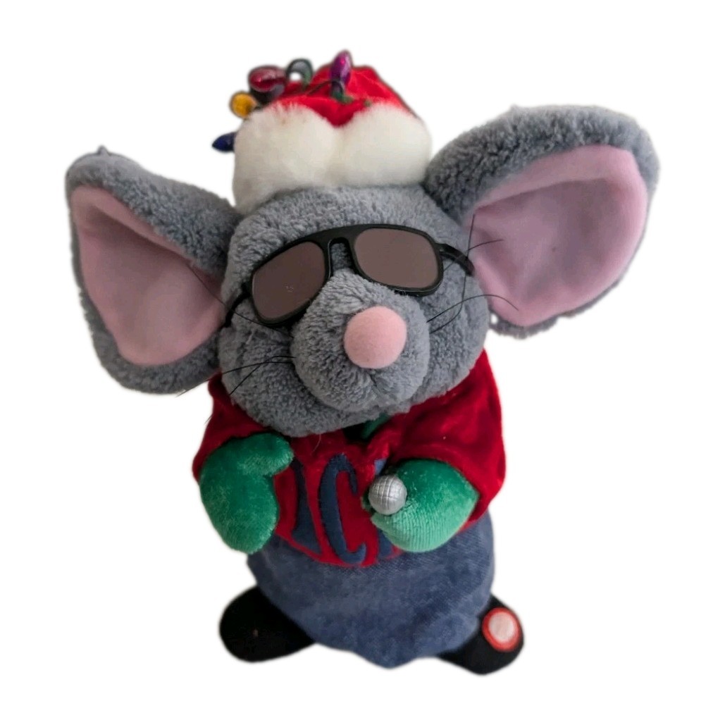 Vintage Gemmy Christmas Singing And Dancing Mouse Sings \ Vintage Gemmy Christmas Singing And Dancing Mouse Sings \