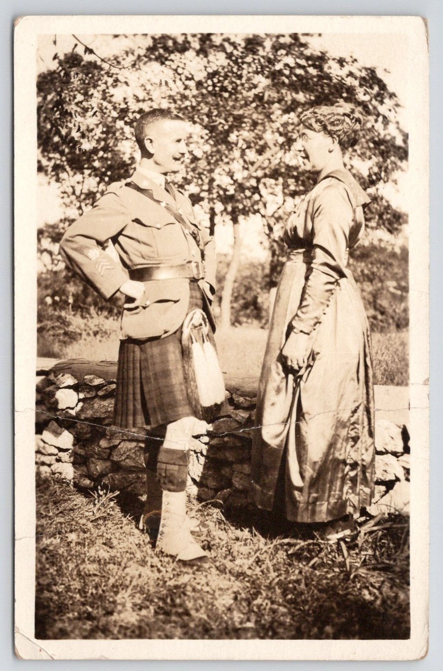 c1910s Vaudeville Performers in Colonial Costumes Unidentified RPPC