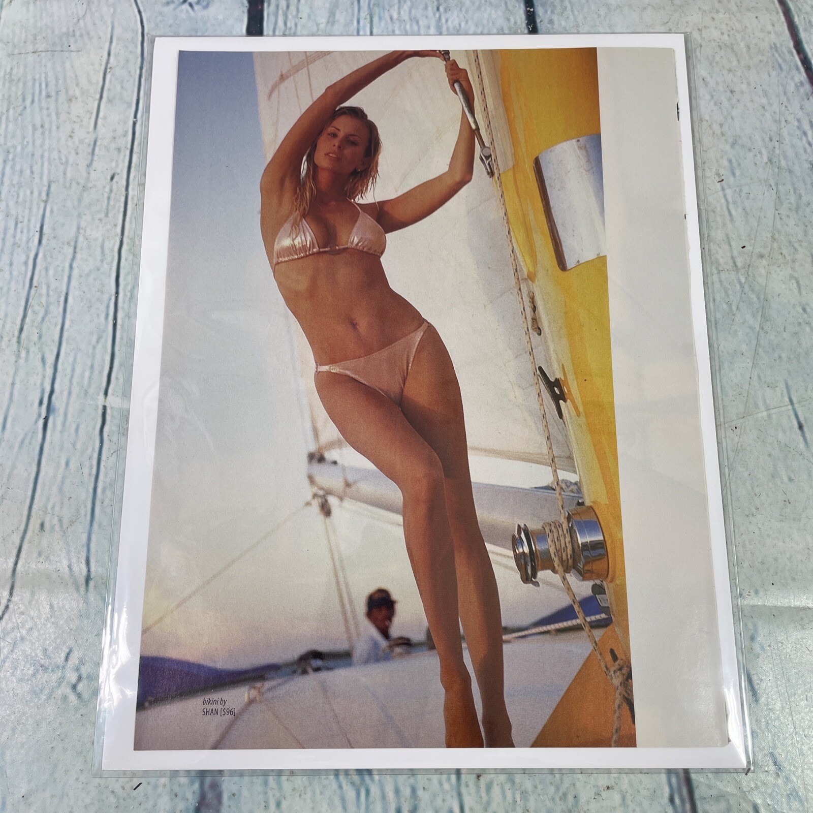 1997 Sexy Lady Legs Hot Body Bikini Vtg Print Ad/Poster Pinup Art Magazine Page