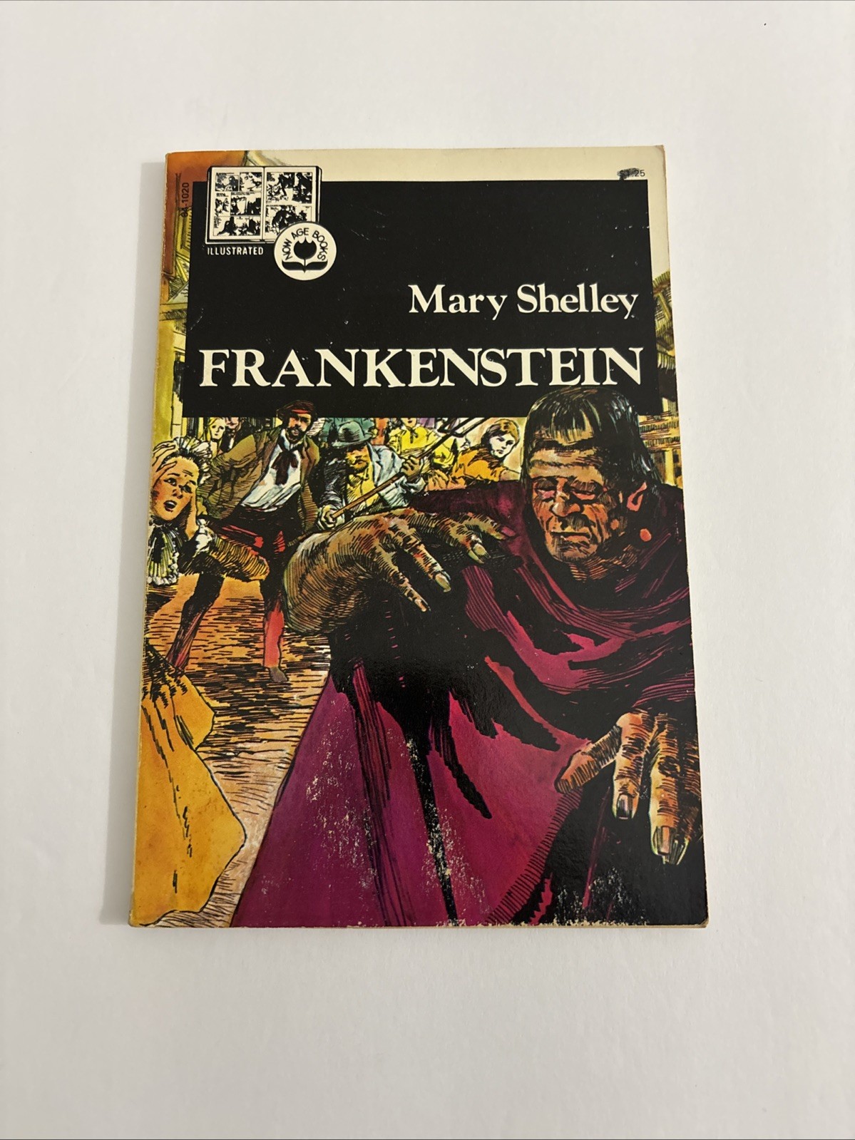 Frankenstein 1979 Classic Illustrated Finnish Finland Book By Mary Shelley