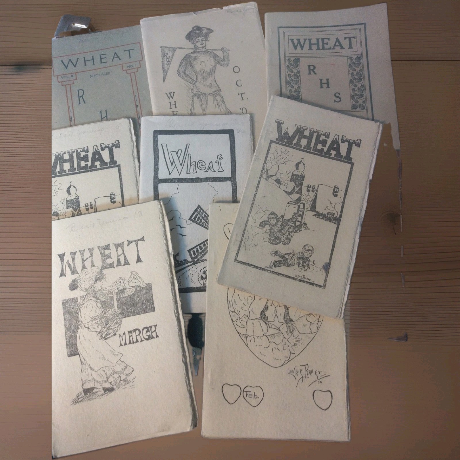Lot of 9 Vintage 1906-1908 