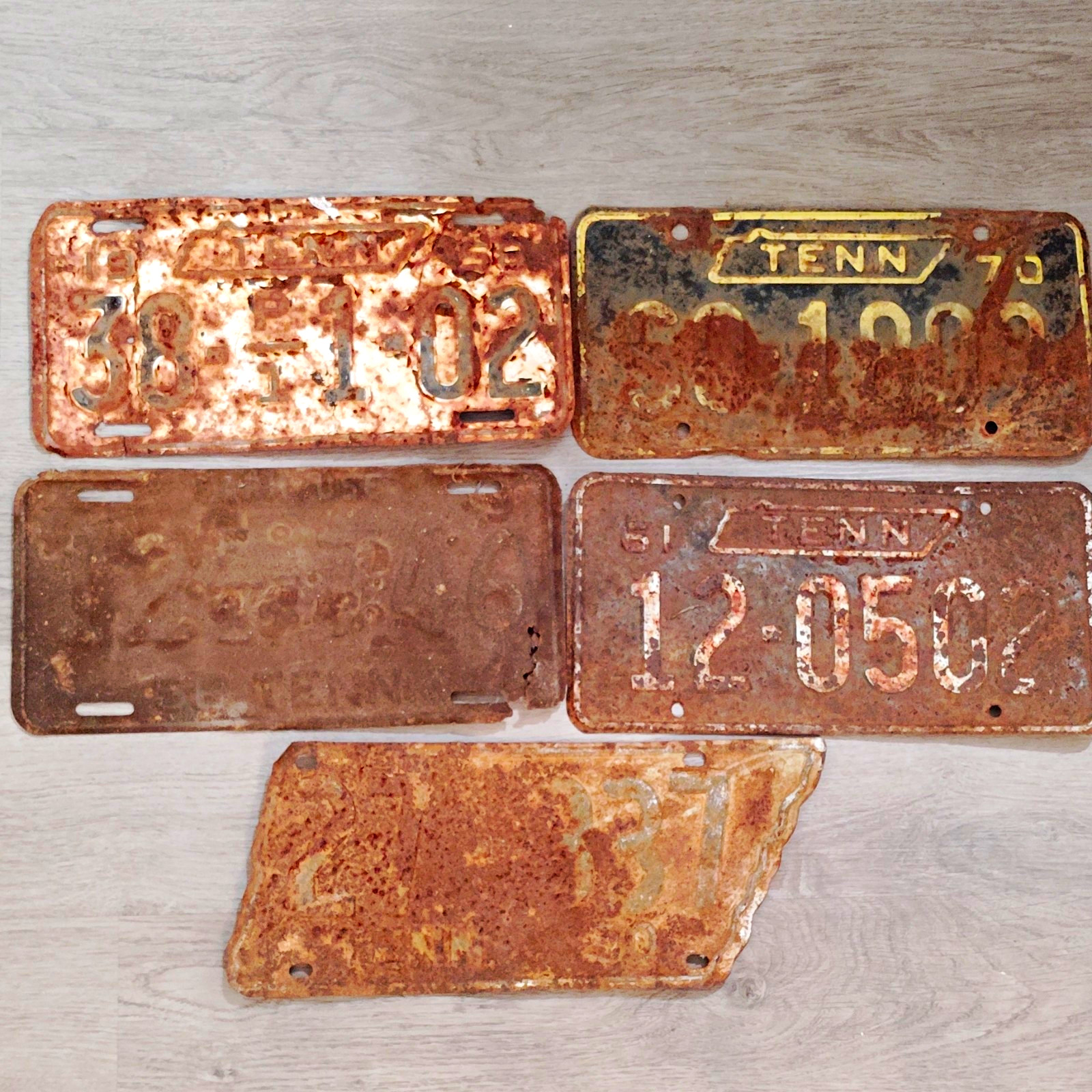 Lot of 5 Vintage Tennessee \