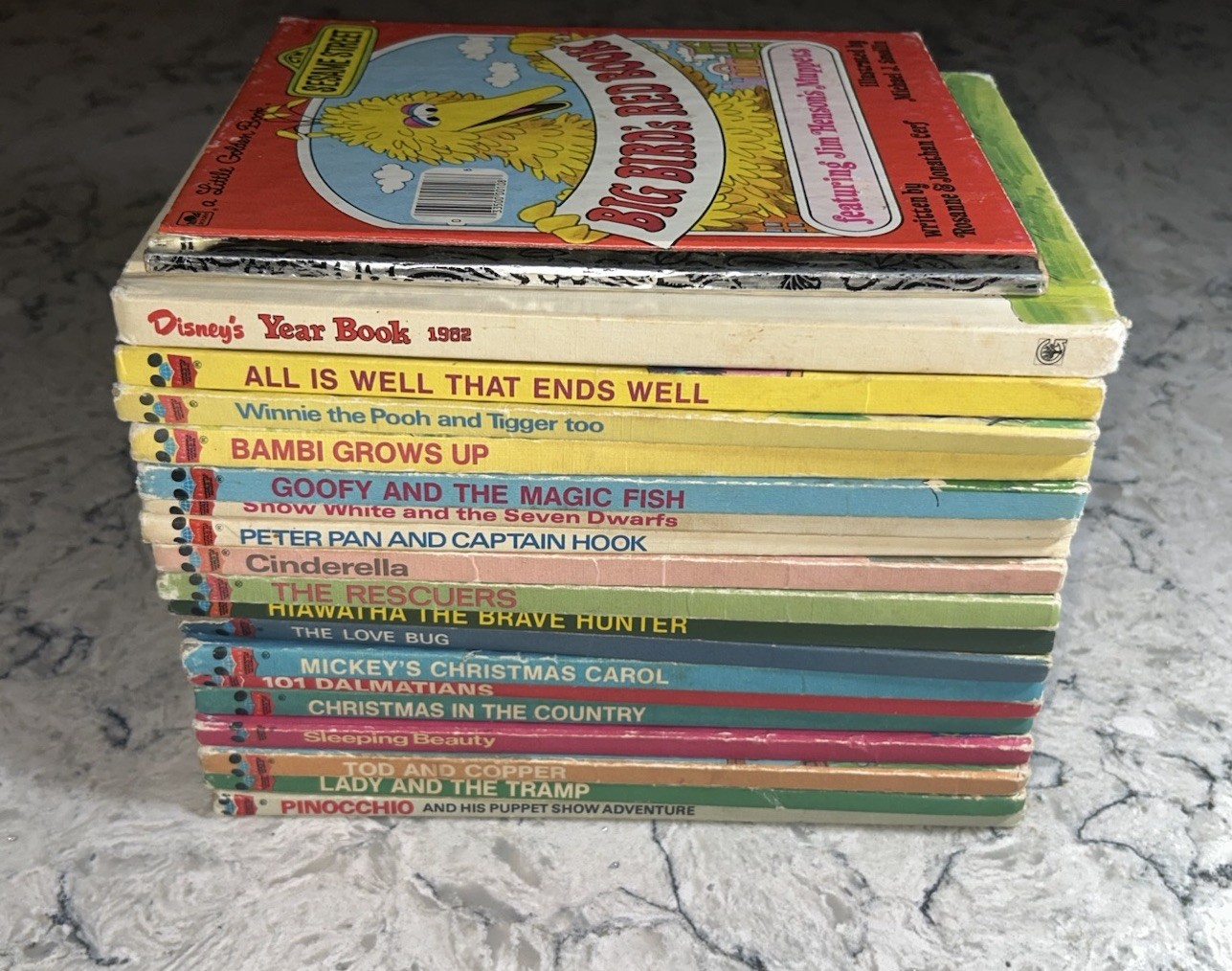 Vintage Disney Children’s Book Club Lot First Edition Mickey Mouse Books Bambi