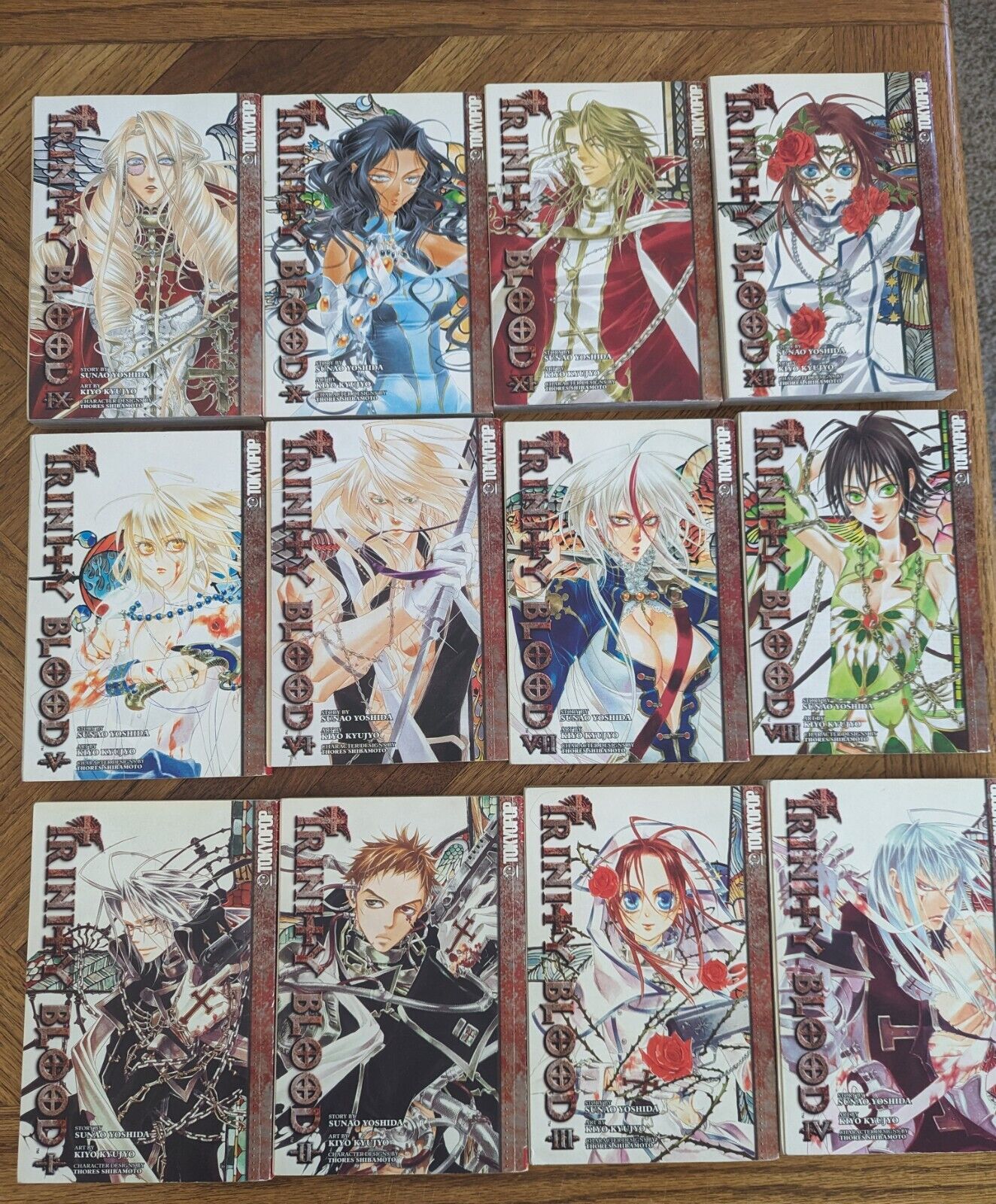 Trinity Blood English Manga Volumes 1-12 FANTASTIC
