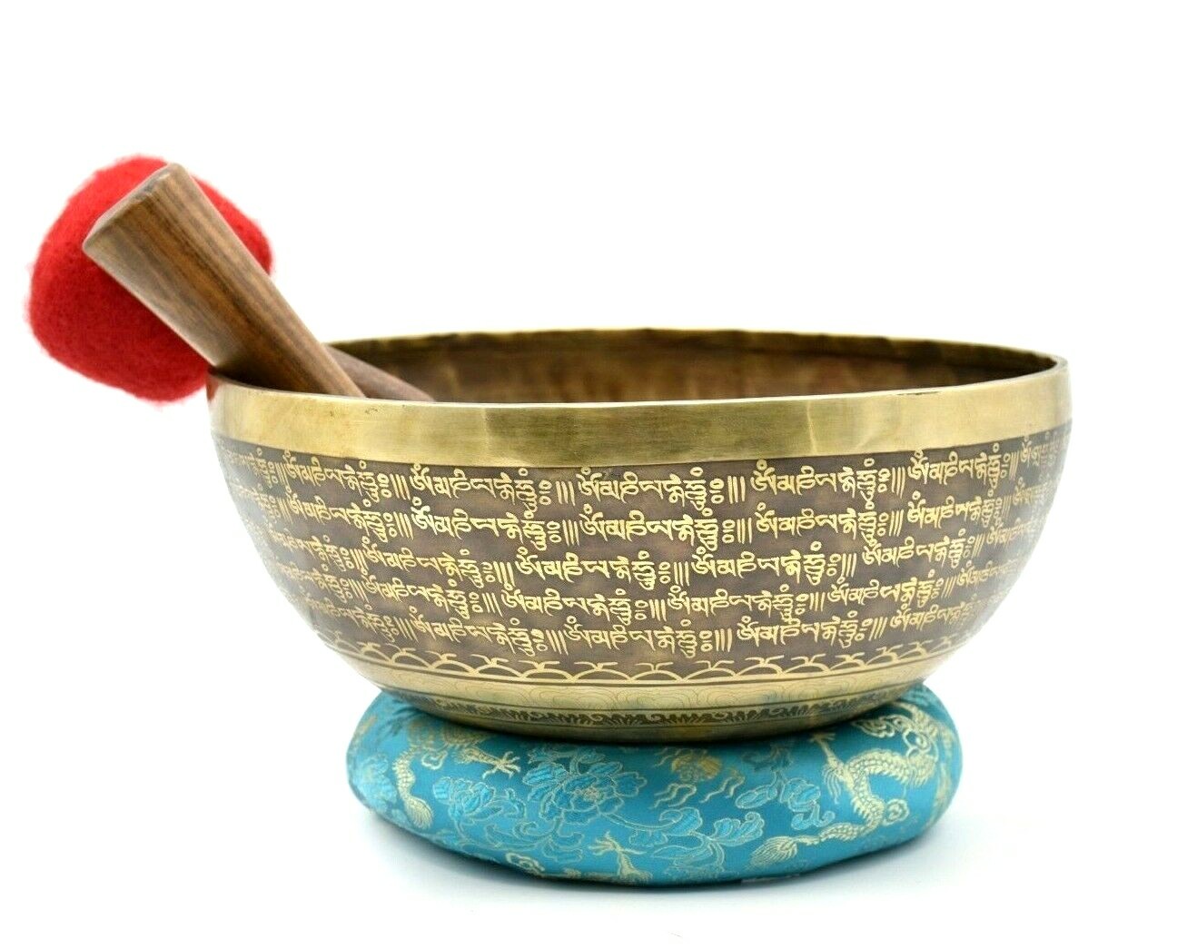 12 inch Mantra Carved singing Bowls - Tibetan Healing Bowls - yoga meditation 
