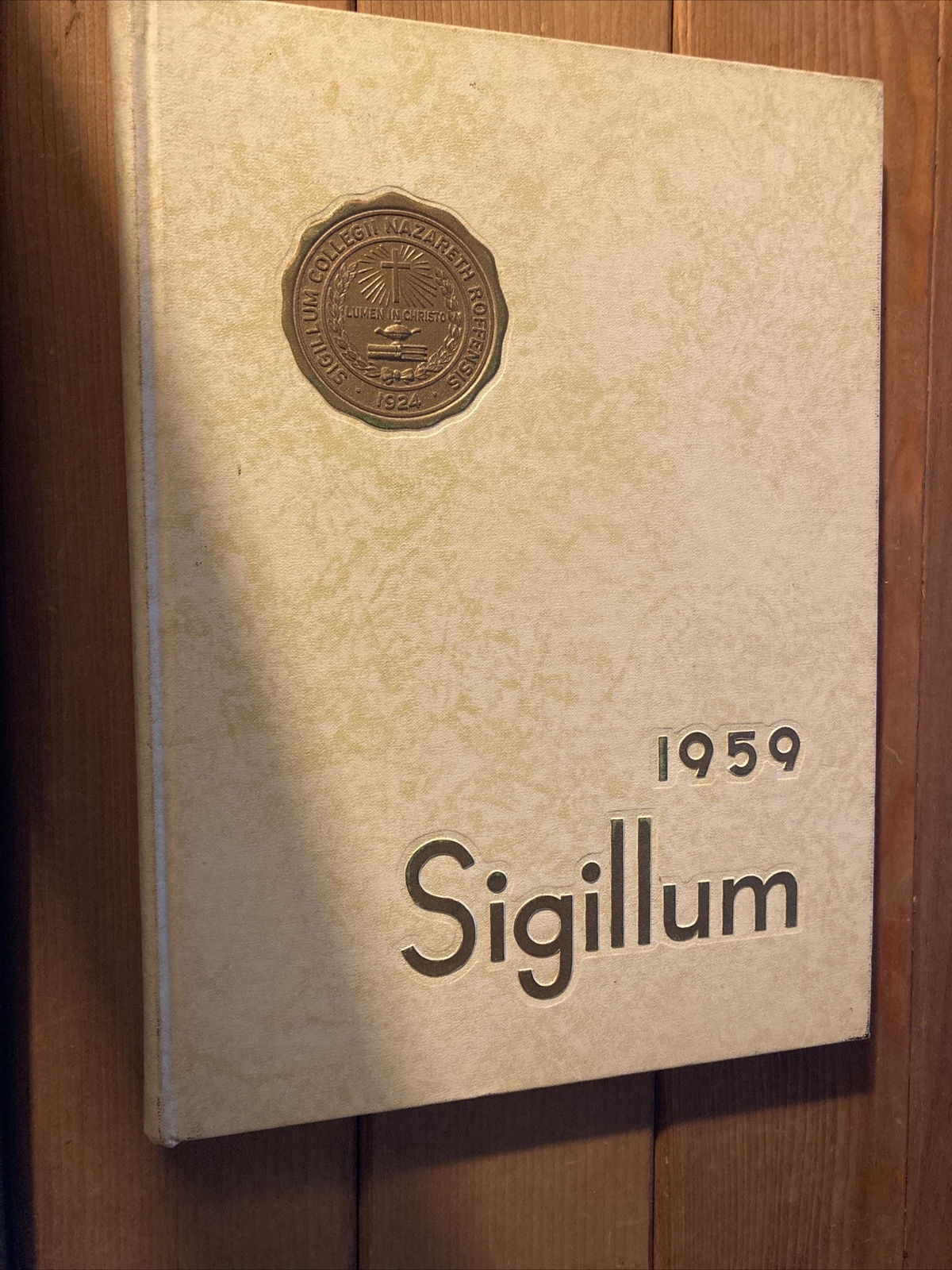 Nazareth College Of Rochester Siqillum 1959 Yearbook VG