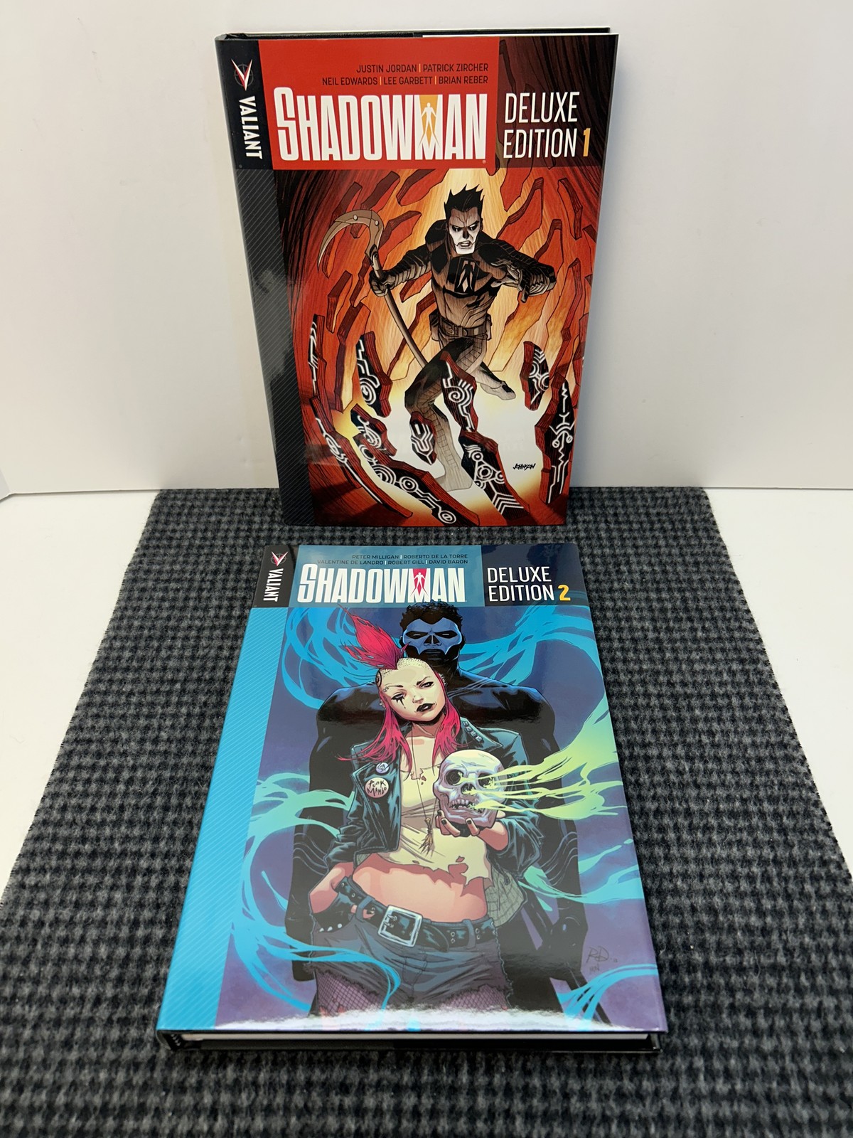 Valiant Shadowman Deluxe Edition Vol 1 and Vol 2 Hardcover HC Set Lot