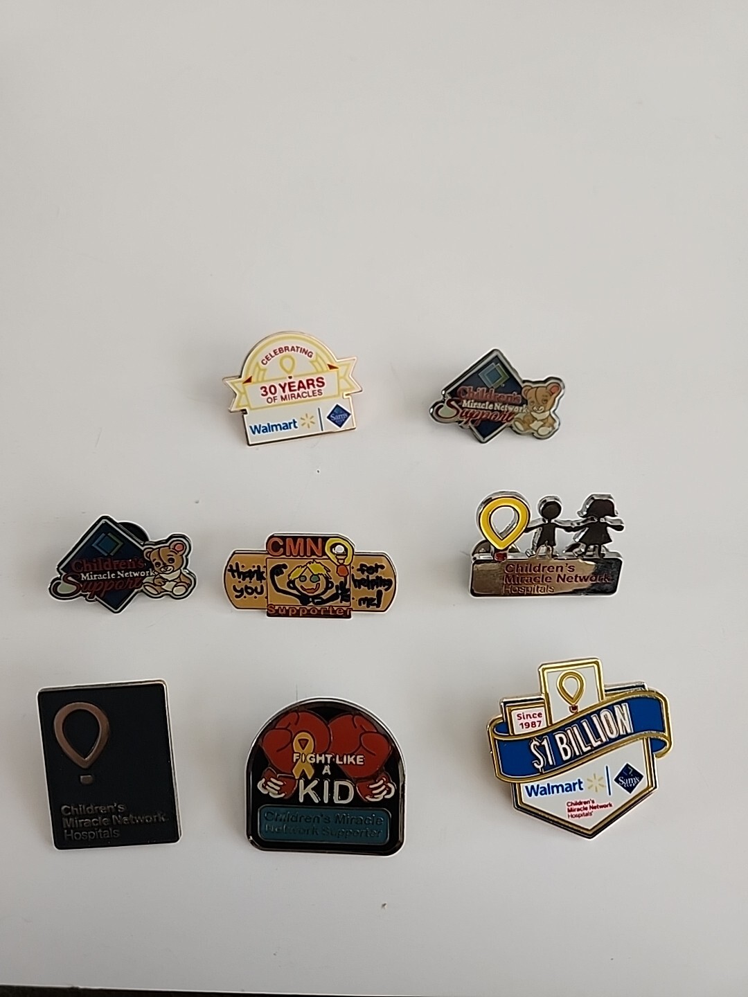Walmart Sam\'s Club Set Of 7 CMN Lapel Pins
