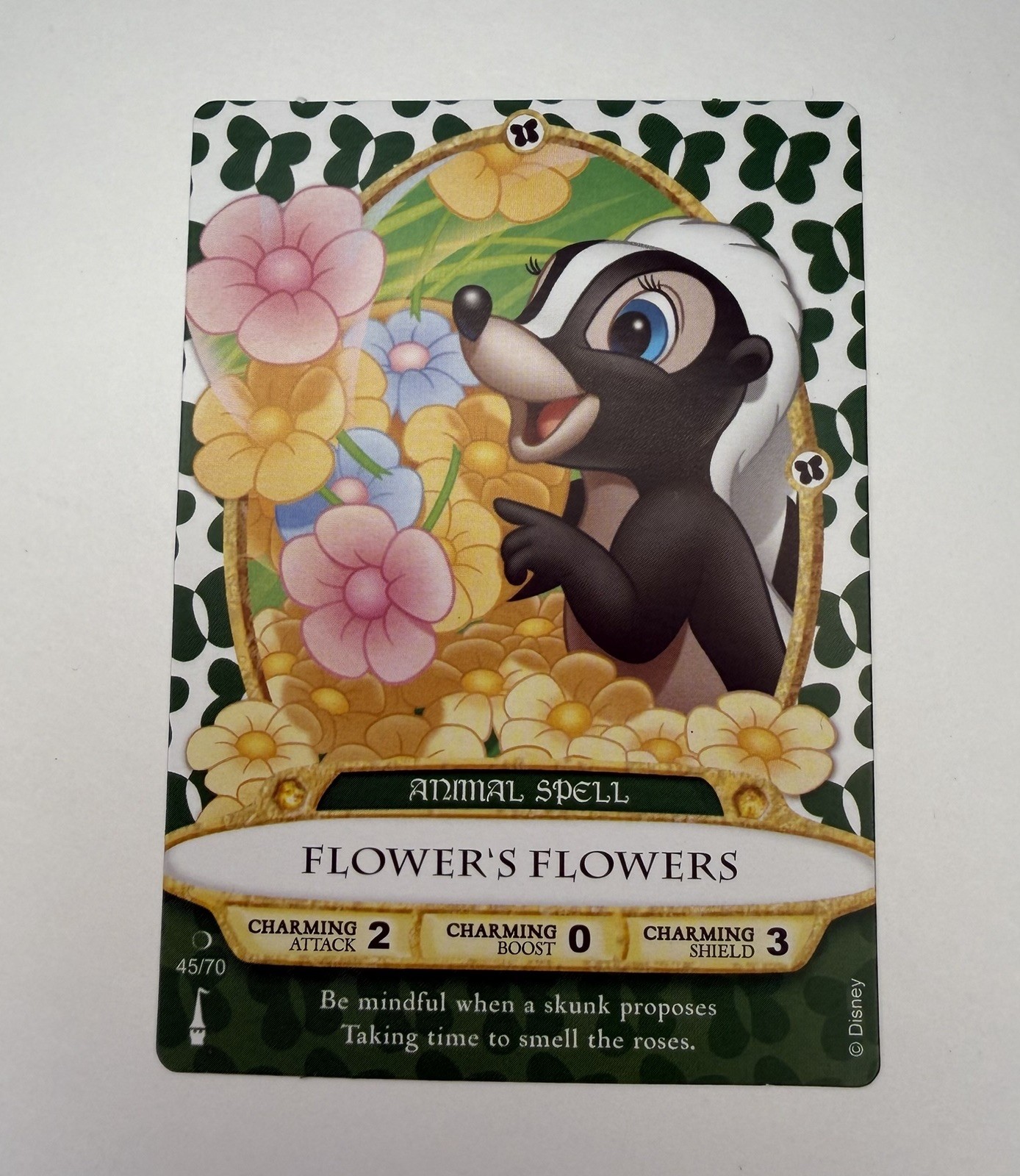 Disney's Sorcerers of the Magic Kingdom Card Flower's Flowers 45/70