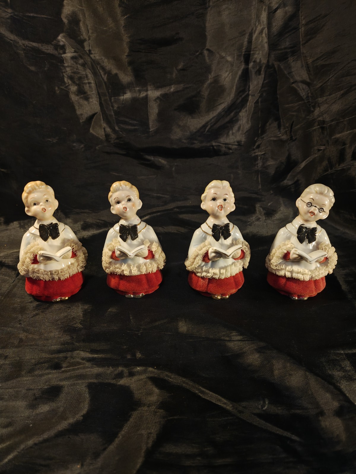 Set of 4 Vintage Japan Singing Choir Boys 1940's to 1950's Christmas Holidays #2 Set of 4 Vintage Japan Singing Choir Boys 1940's to 1950's Christmas Holidays #2
