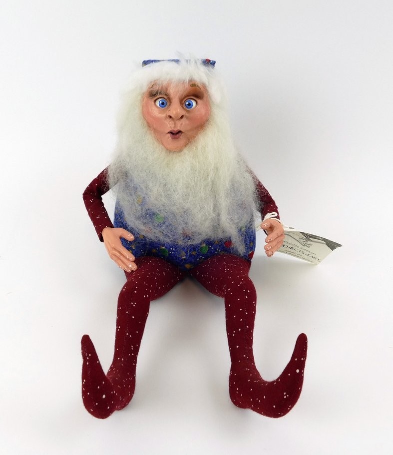 Vintage Meredith Edwards 1997 The Christmas Goose Jester Collector’s Doll