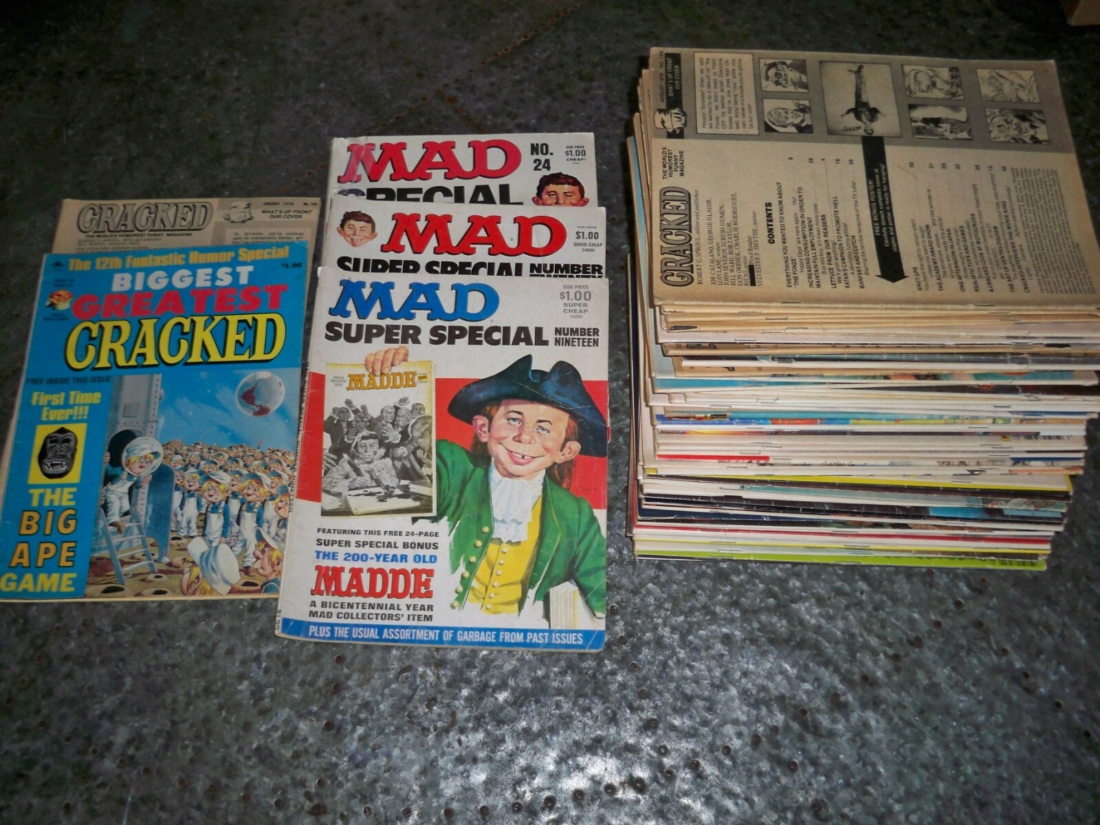 Mad Magazine Huge Lot of 112 Issues 134 177-86 188-89 191-94 196-97 202-03 DB1 Mad Magazine Huge Lot of 112 Issues 134 177-86 188-89 191-94 196-97 202-03 DB1
