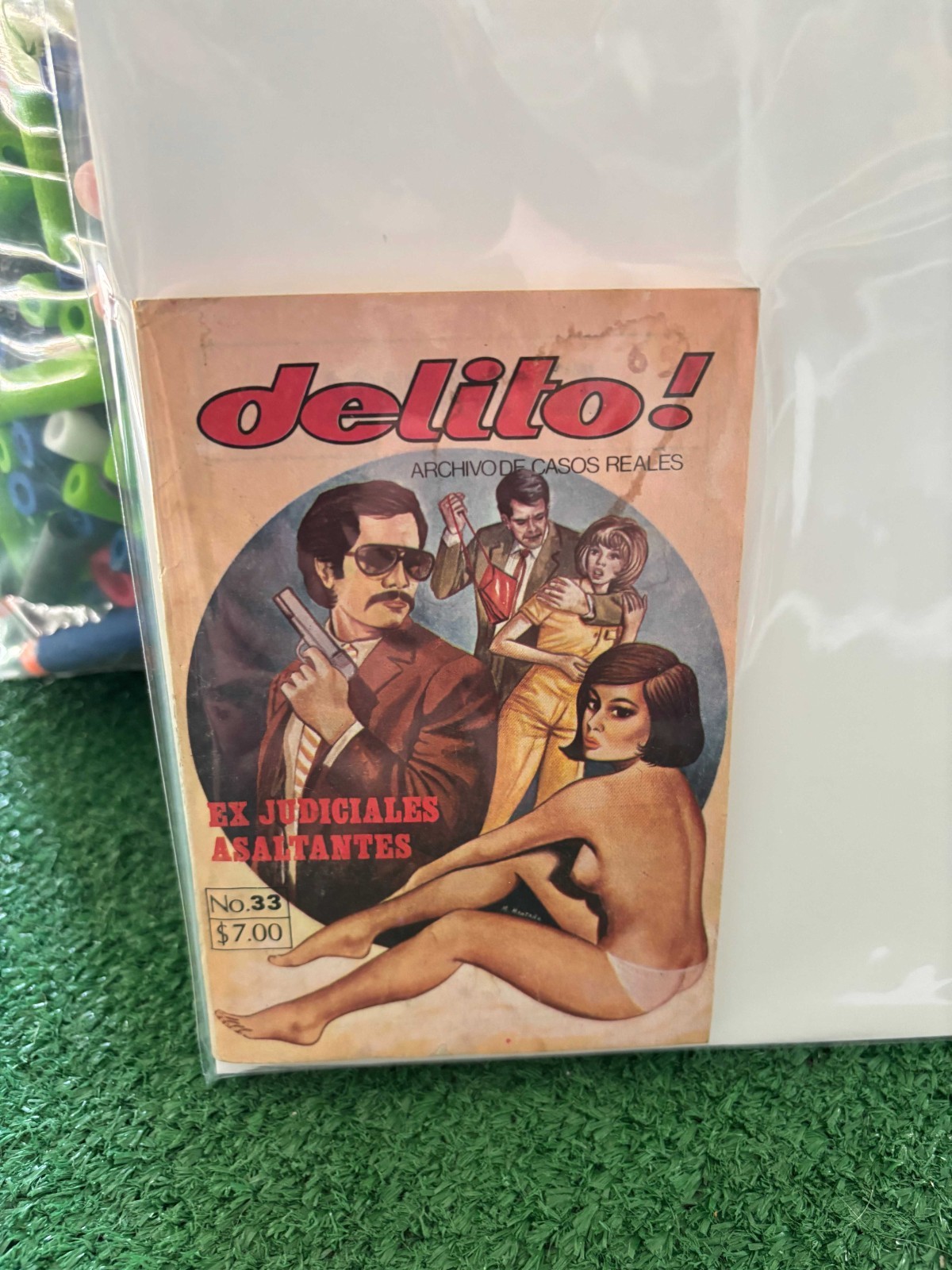 Delito Archivo de Casos Reales No 33 Mexican Crime Pulp Comic