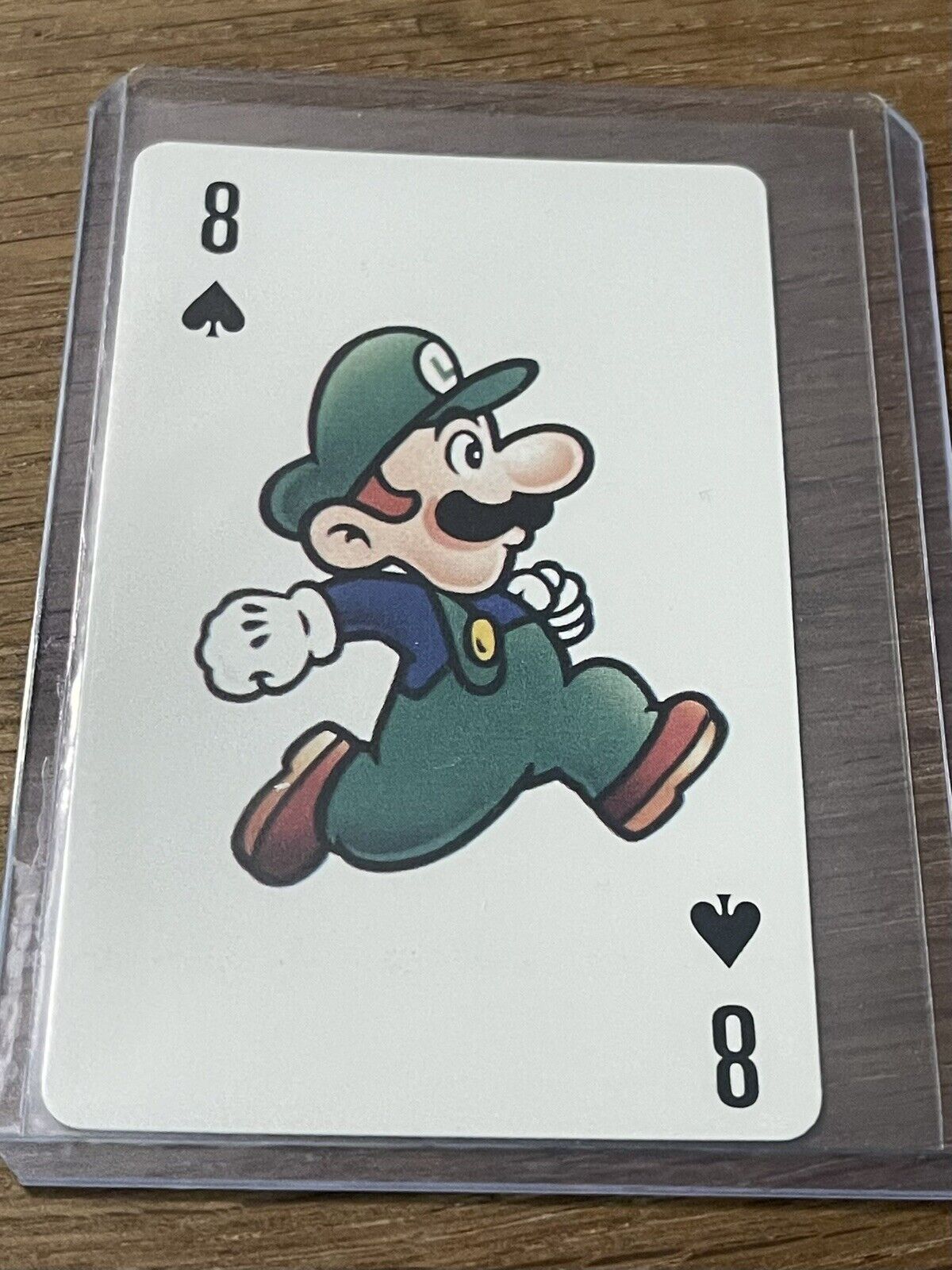 OFFICIAL LICENSED VINTAGE 1989 NINTENDO CARD GAME SUPER MARIO LUIGI PLAYING CARD