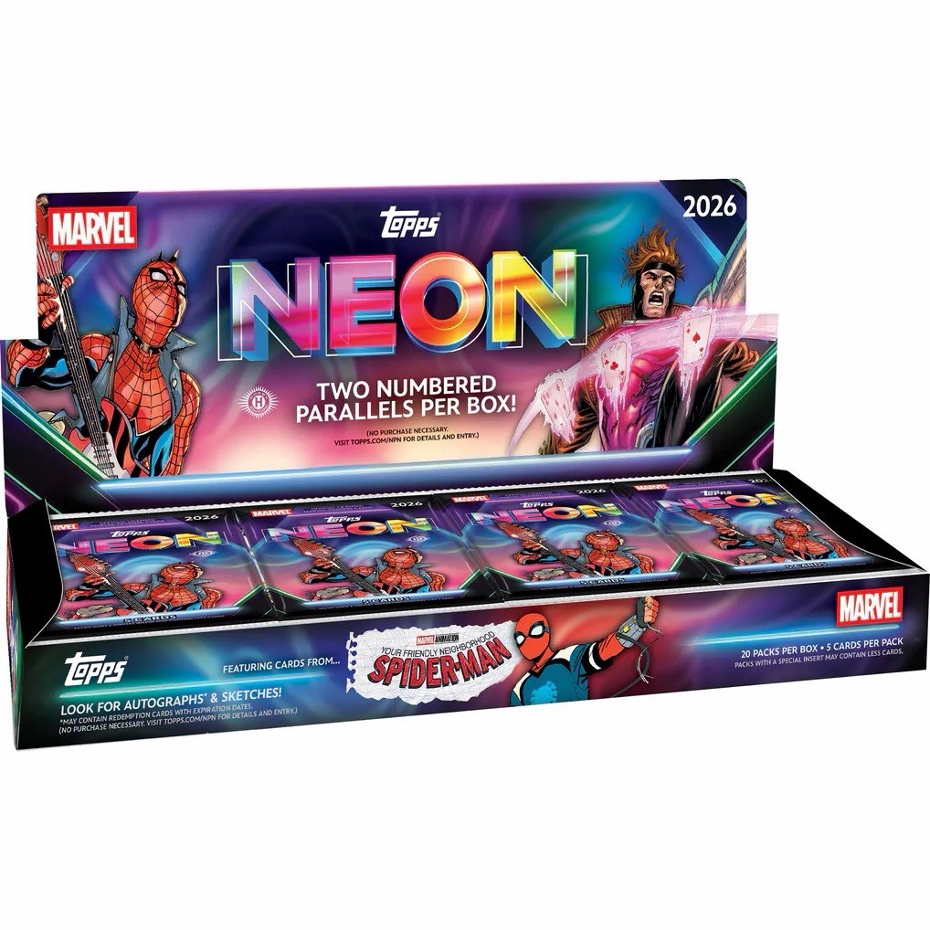 2026 Topps Neon Marvel - Hobby Box - New In-hand