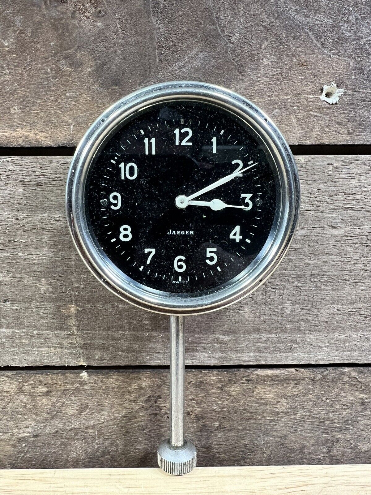 Vintage Jaeger Stem Dash Car Clock
