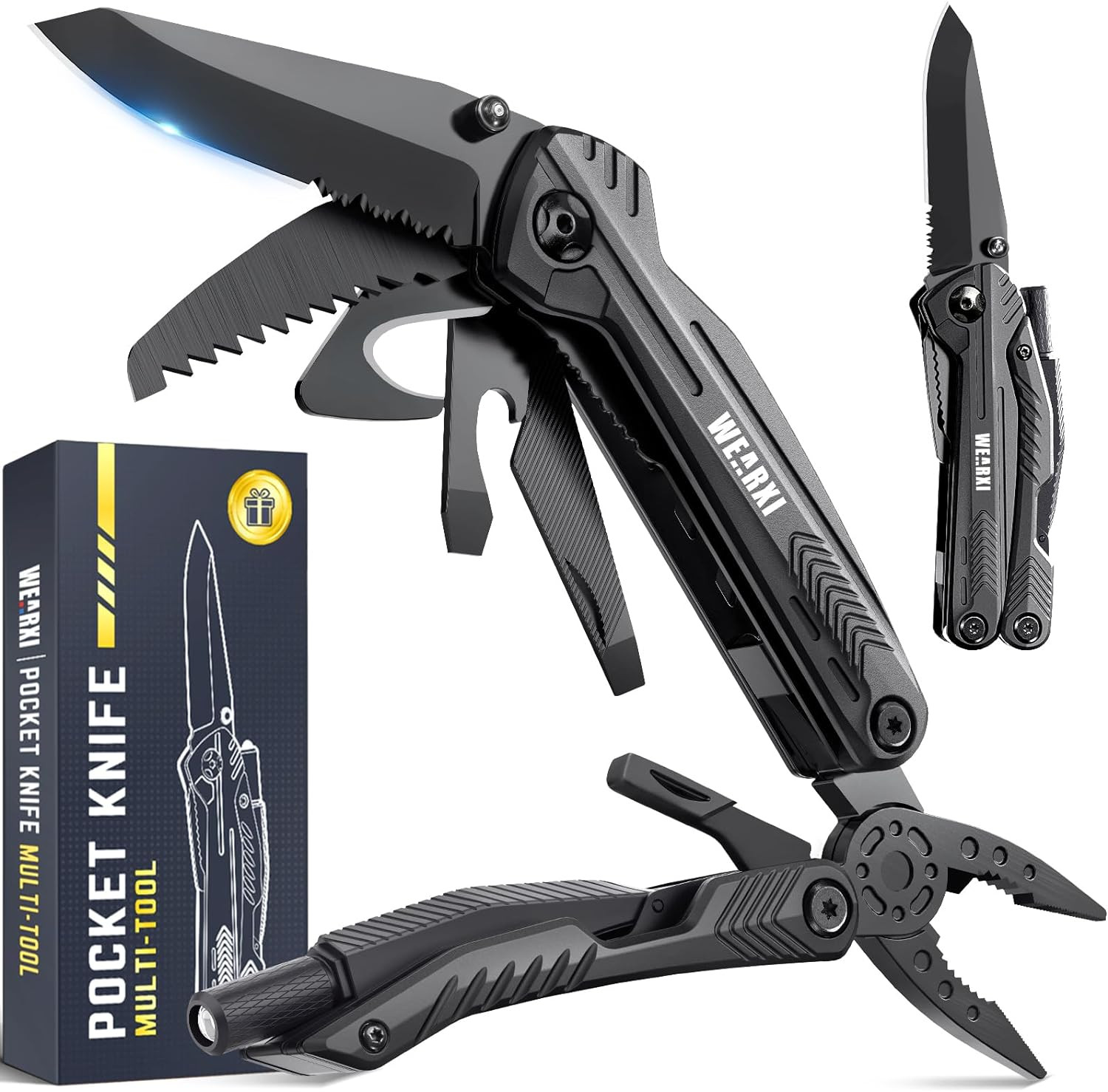 Dad Gifts for Fathers Day Multitool Pocket Knife, Father Day Gifts from Daughter