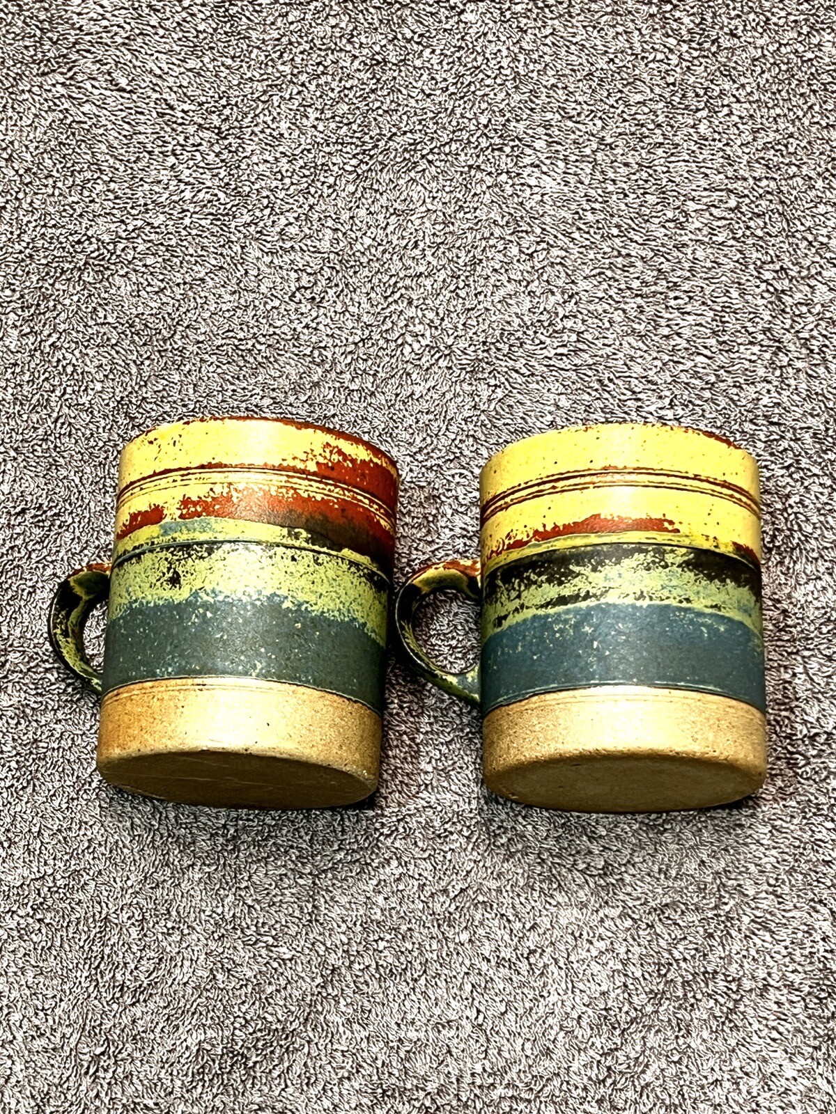 Robin Welch Pottery Mug RARE Master Potter Piece Annapolis 1649 Stoneware Cups