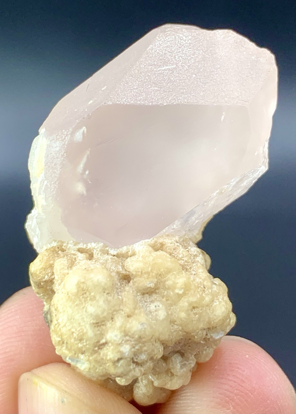 Beautiful Morganite Matrix Specimen From Afghanistan, 19 G