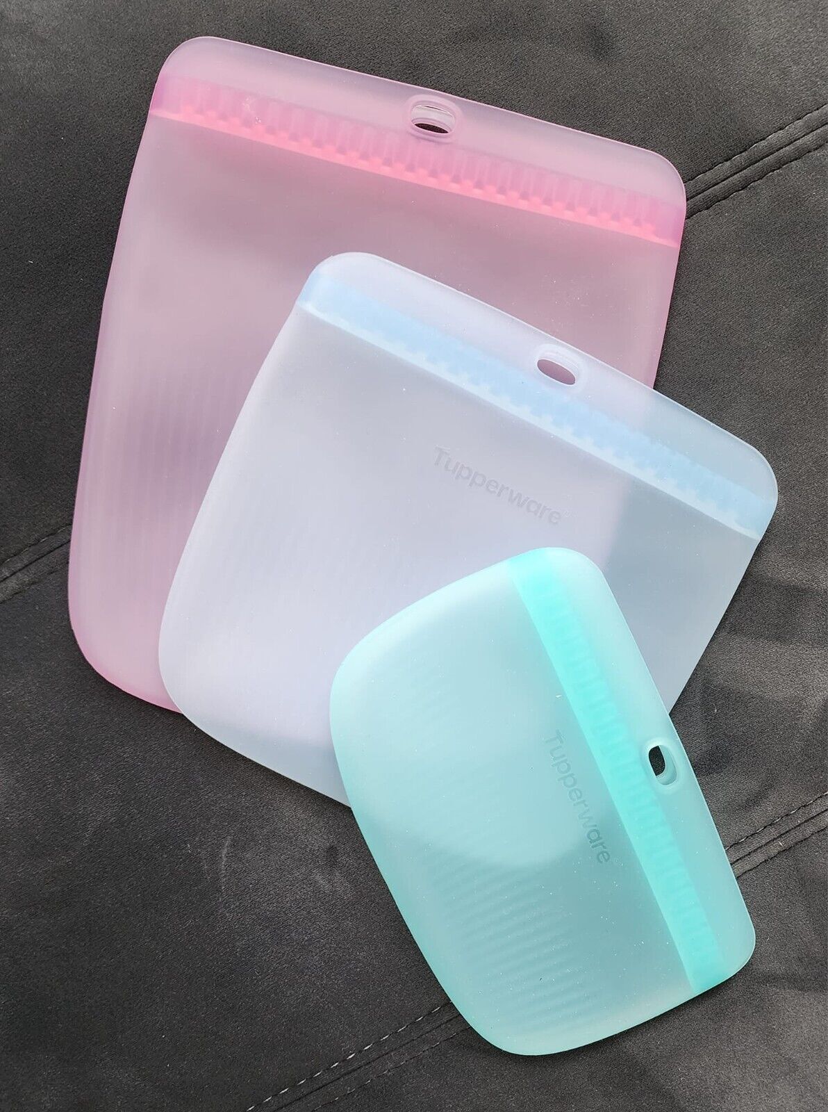 NEW Tupperware Ultimate Slim Silicone Bags - Freezer Safe