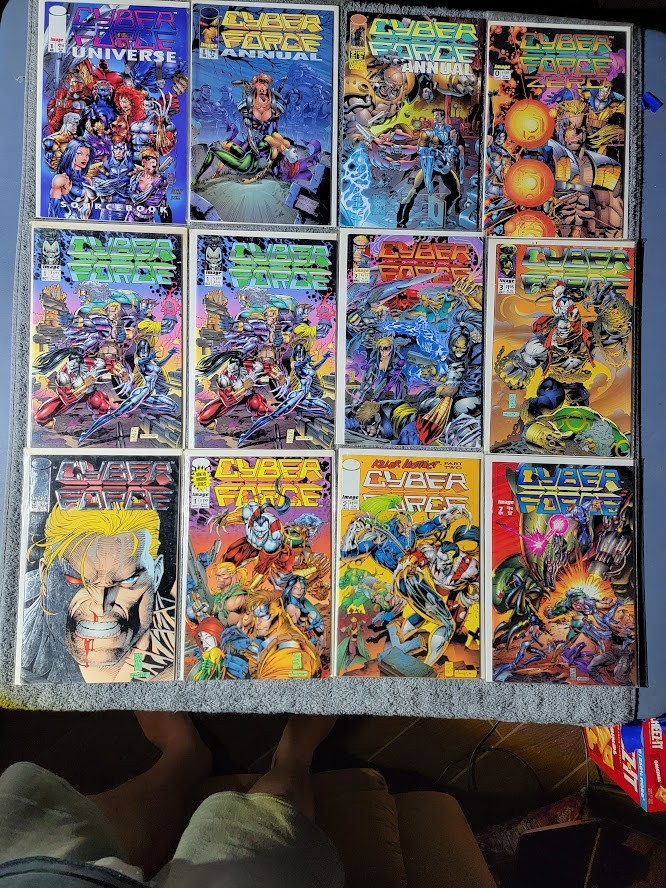 Cyber Force Lot Of 32 Image #0-7, 9-26 + Annuals, Sourcebook & Vol 1  1-4