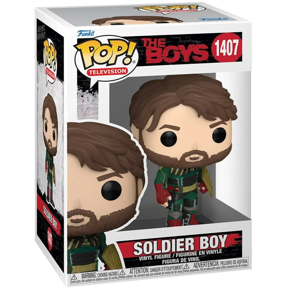 Soldier Boy Funko POP The Boys #1407  & Protector