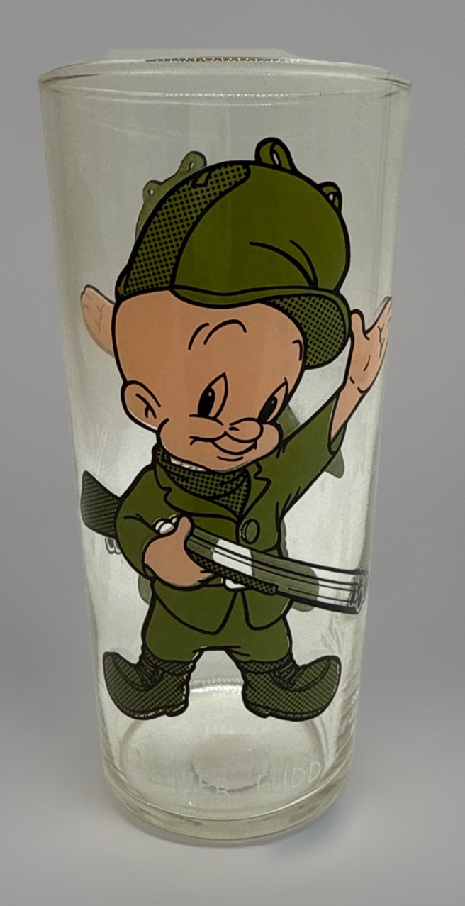 1973 Elmer Fudd Pepsi Collector Series Warner Bros Inc Drinking Glass Tumbler