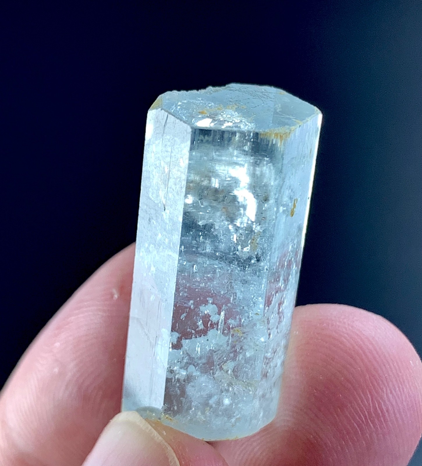 38 Carat Aquamarine Crystal Specimen From Skardu Pakistan
