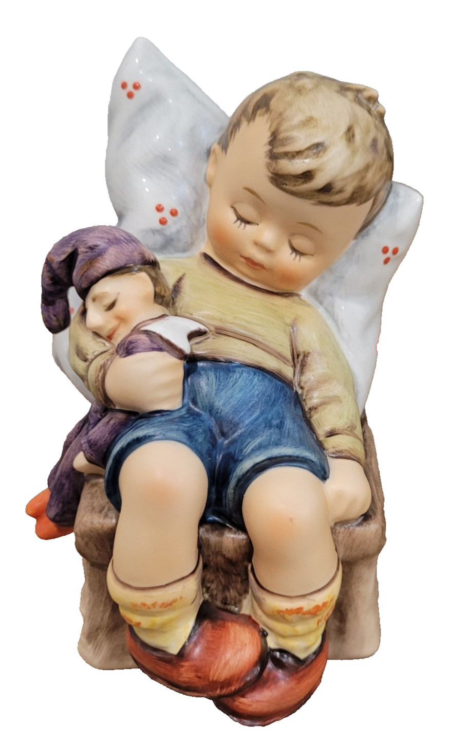Hummel HUM 451 Just Dozing First Issue Boy Sleeping Germany Figurine Box