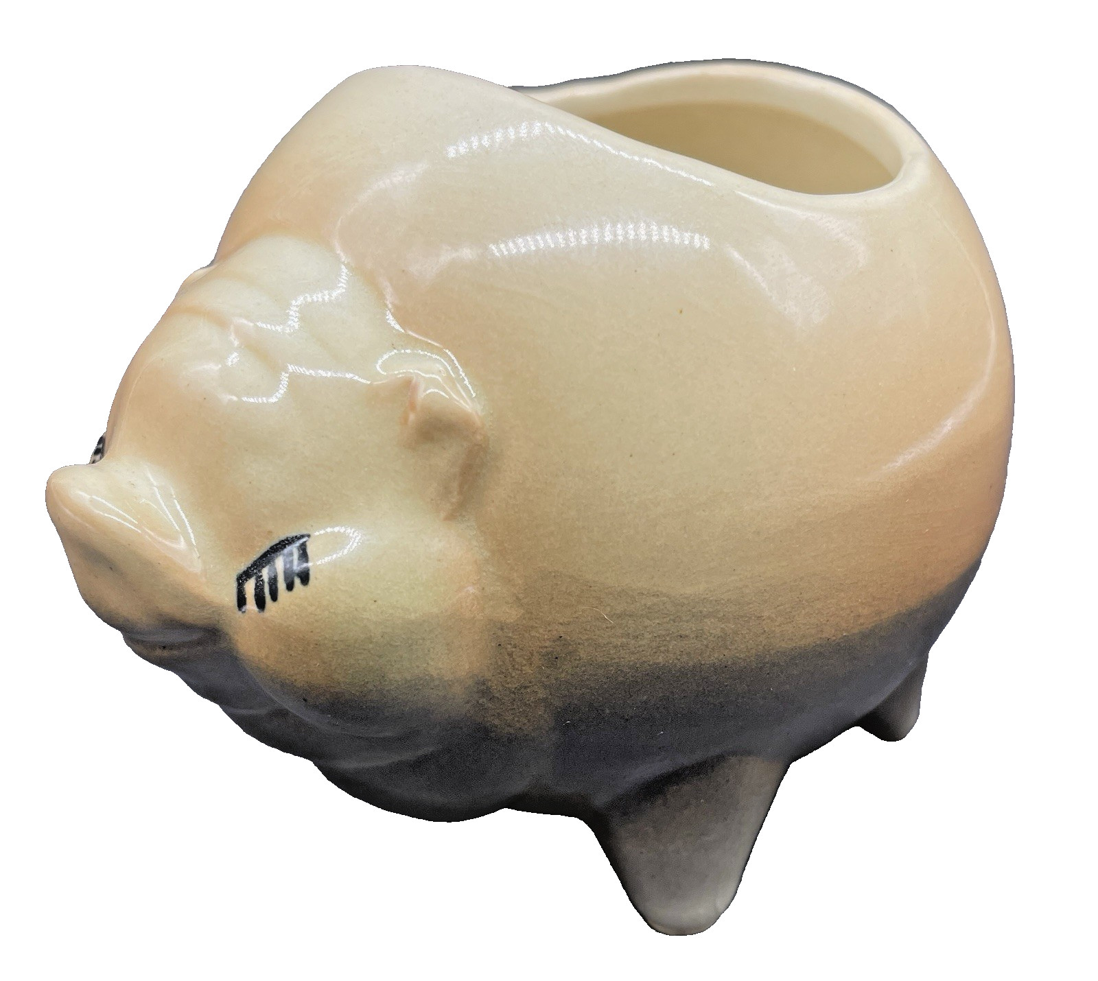 VINTAGE 1940\'s SHAWNEE USA 760 HAPPY PORTLY PIG PLANTER