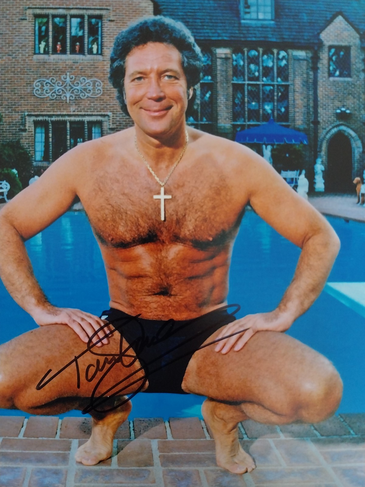 Tom Jones Welsh Singer Signed Autograph Photograph COA Tom Jones Welsh Singer Signed Autograph Photograph COA