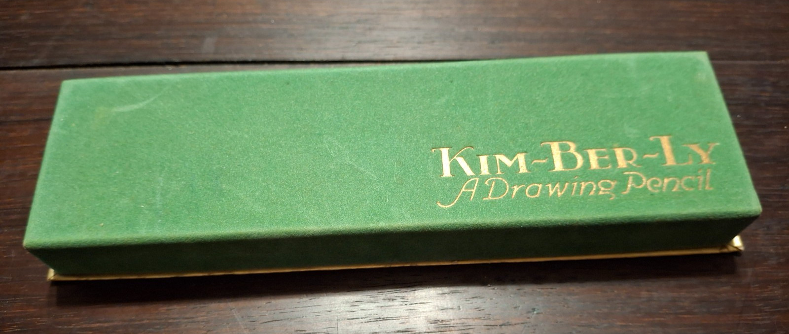 Vtg Empty Kim-Ber-Ly A Drawing Pencil Box - General Pencil Co. 1940's (RT913C) Vtg Empty Kim-Ber-Ly A Drawing Pencil Box - General Pencil Co. 1940's (RT913C)