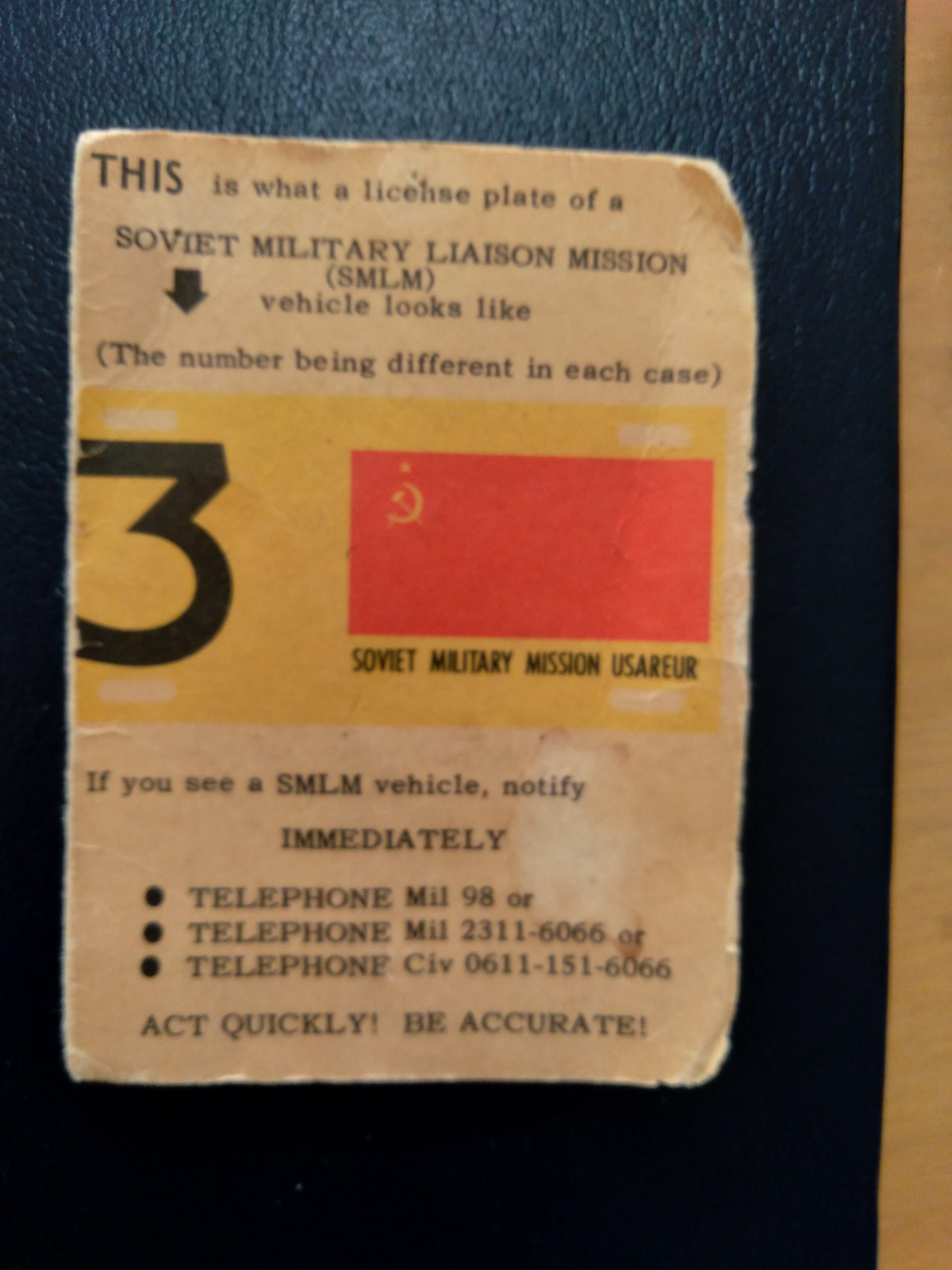 us cold war militaria