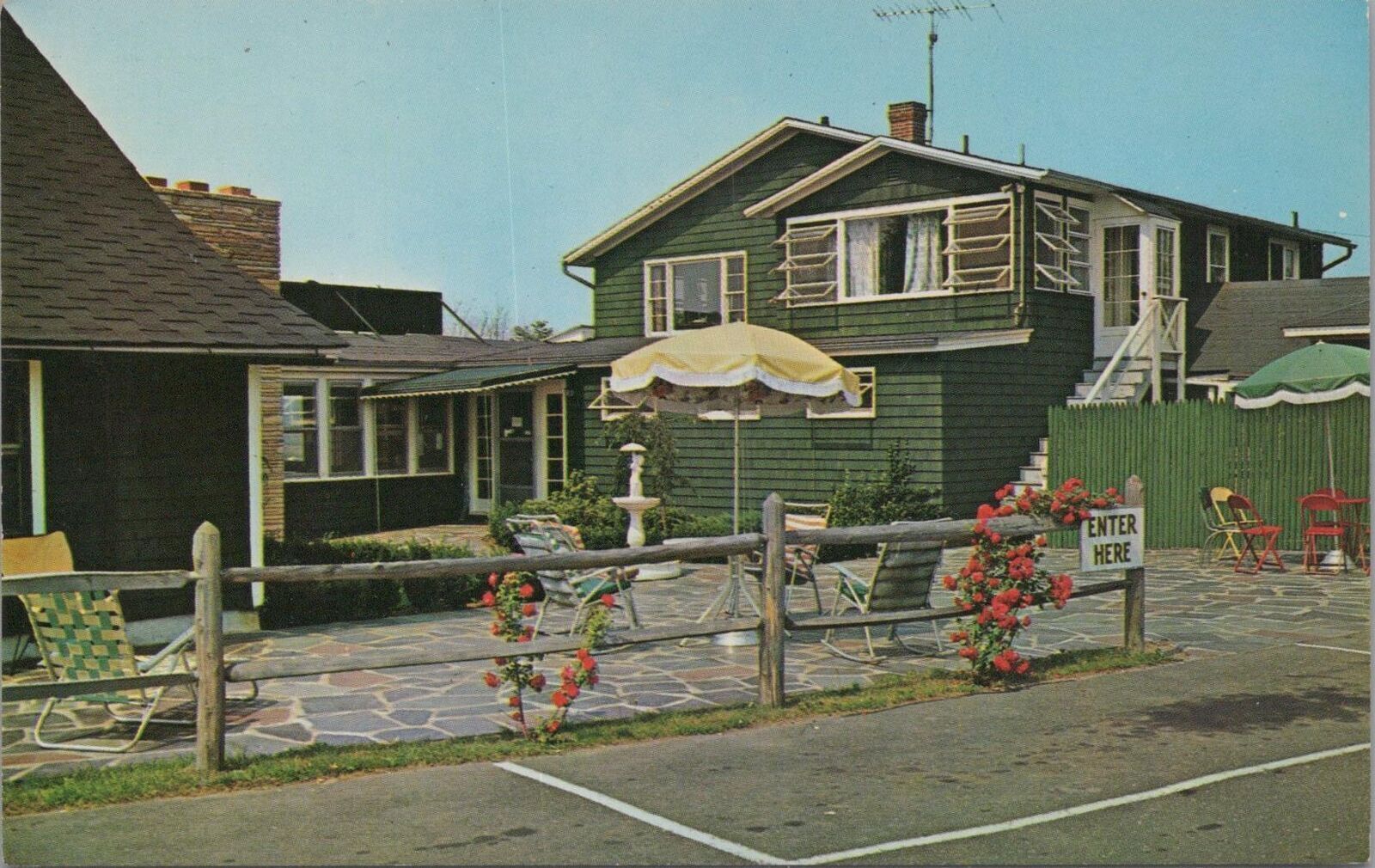 Postcard Bernice's Restaurant Guilford CT 
