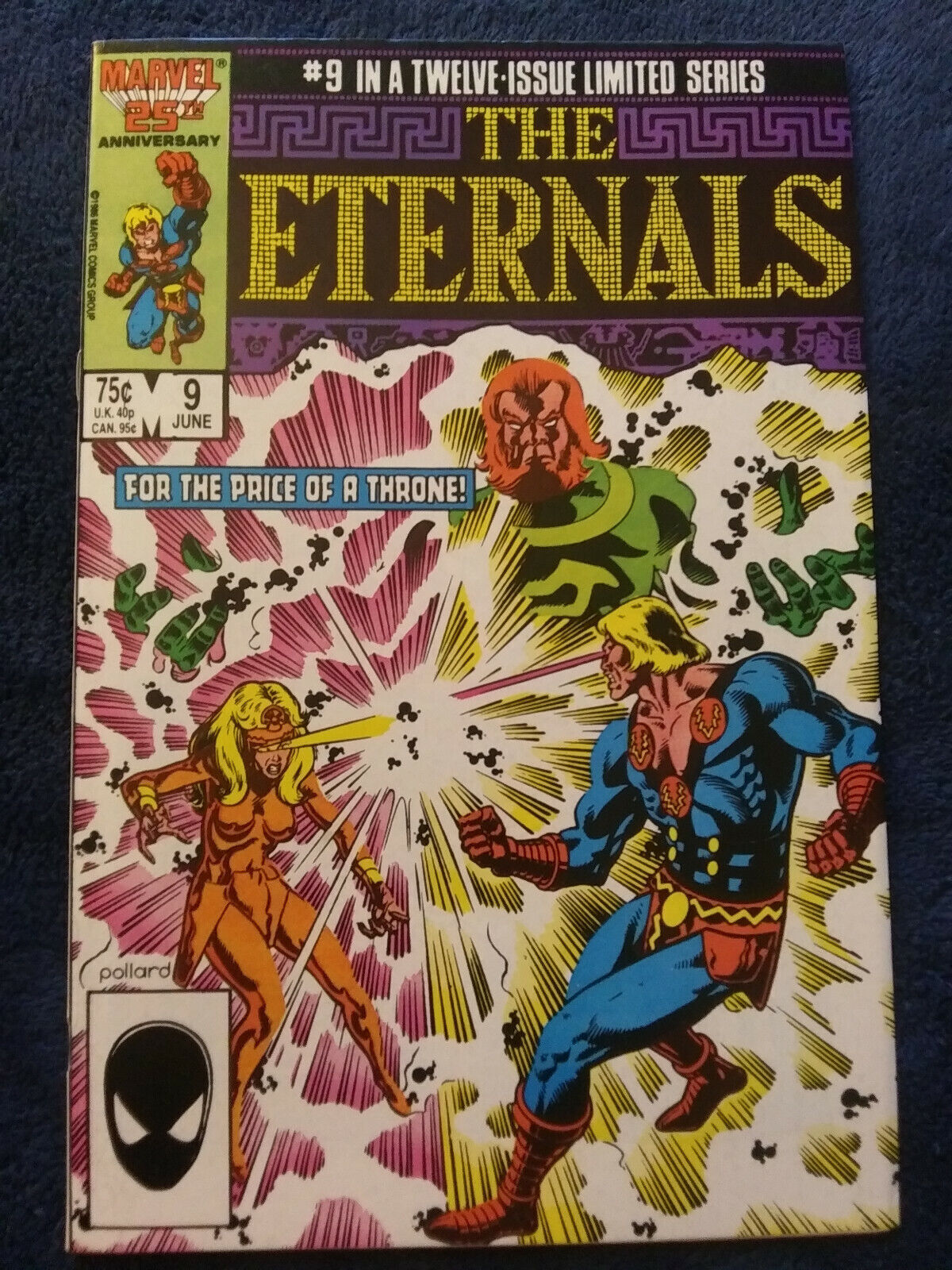 The Eternals, #9 of 12, Marvel Comics, 1985, Copper Age, High Grade,New Movie
