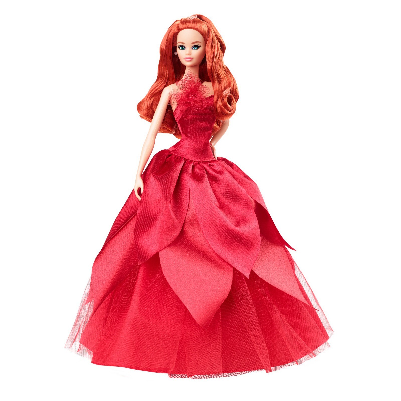 NEW IN BOX Barbie Signature Collector Holiday 2022 Walmart Red Hair Redhead Doll