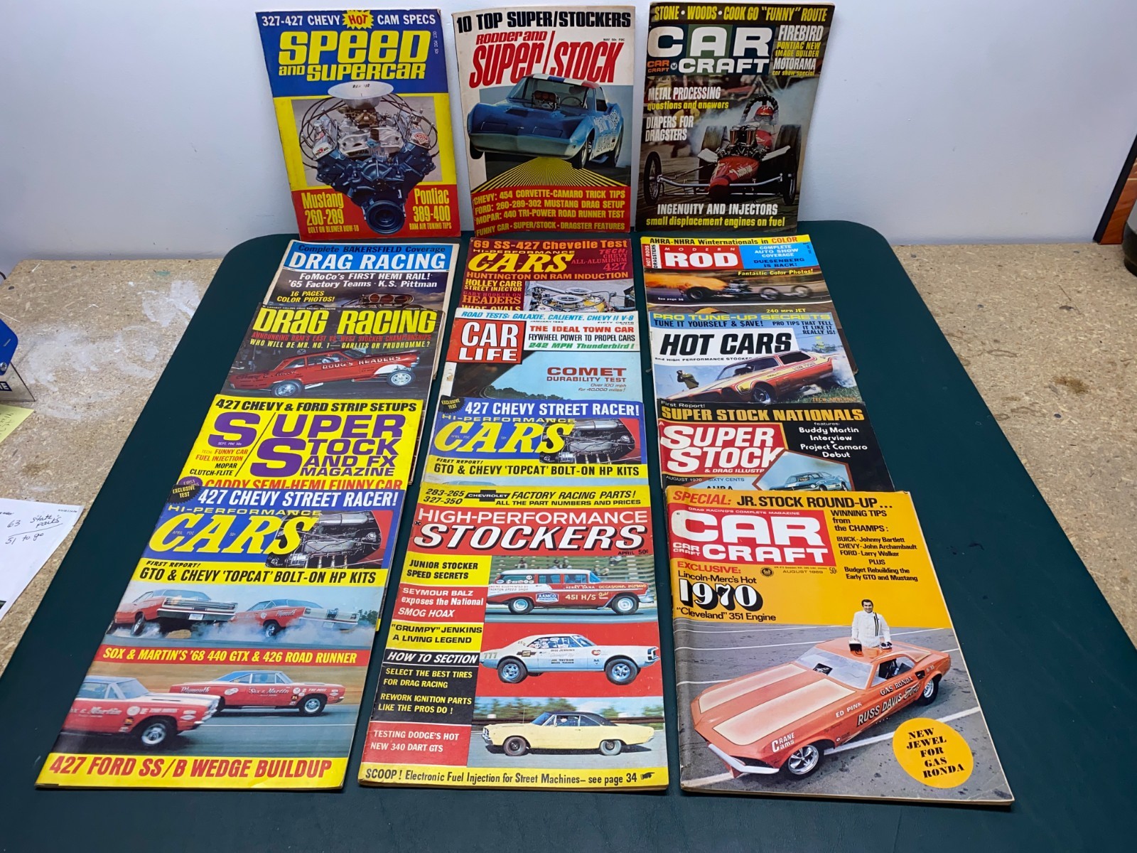 1960/70s Car Magazines. Hot Cars, Modern Rod, Super Stock, Car Craft+++ 1960/70s Car Magazines. Hot Cars, Modern Rod, Super Stock, Car Craft+++