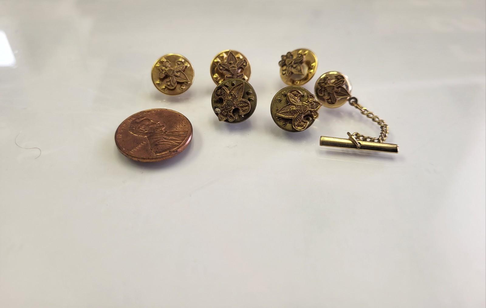 Vintage Boy Scouts Of America (BSA) Lapel Pins (5) and Tie Tack (1)