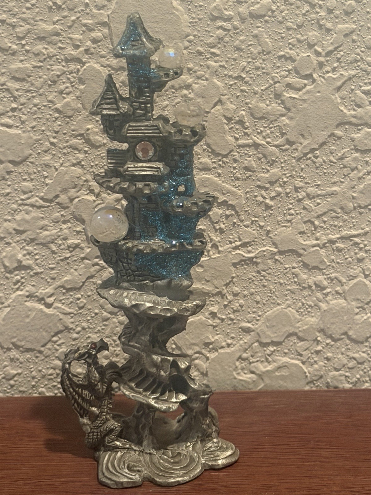 Vintage Sunglo Pewter Fantasy Tower Vintage Sunglo Pewter Fantasy Tower