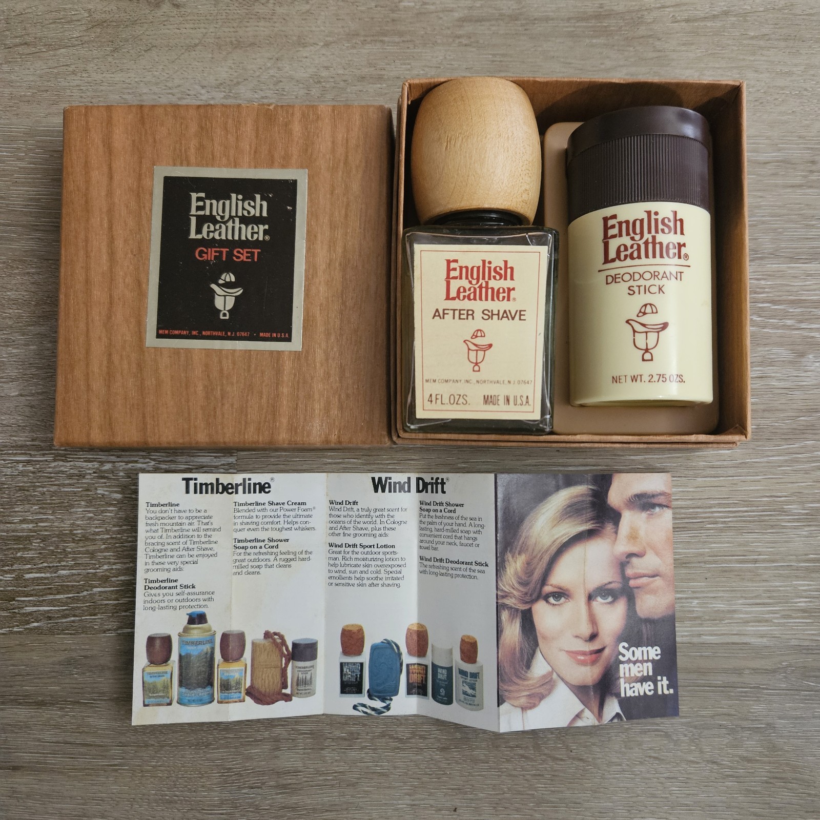 Vintage English Leather Gift Set After Shave Deodorant (READ)