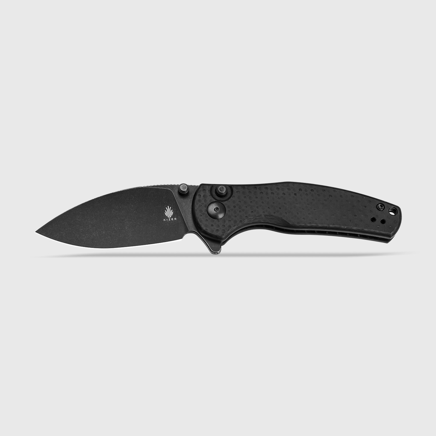 Kizer Mini Grouper Folding Pocket Knife Nitro V Blade G10 Carbon Fiber Handle