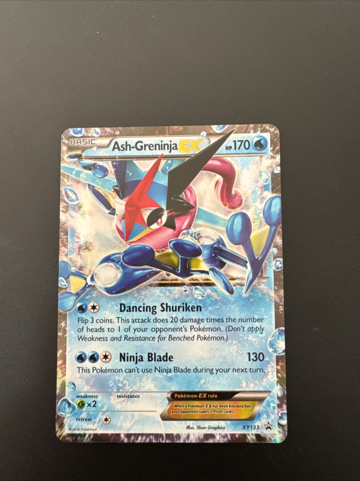 Ash-Greninja EX #XY133 Pokémon TCG Black Star Promo 2016